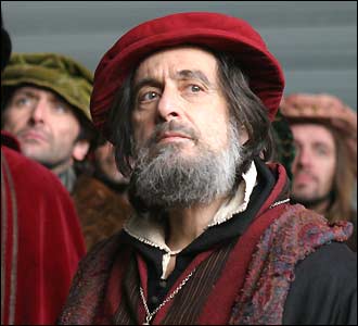 Shylock the Jew played by Al Pacino in Kenneth Branagh's "The Merchant of Venice"