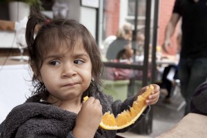 Kavya having brunch at Agave in New York City