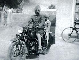 Jagjit Singh and his father